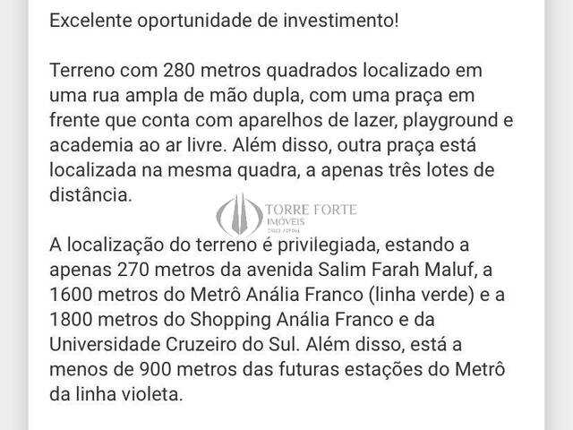 Área para Venda em São Paulo - 5