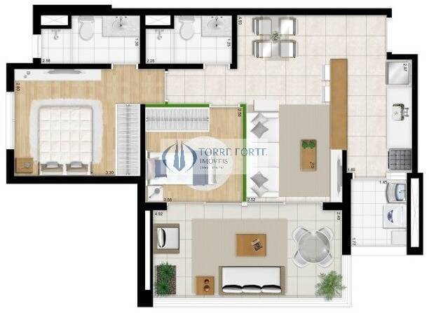 Apartamento à venda com 2 quartos, 72m² - Foto 18