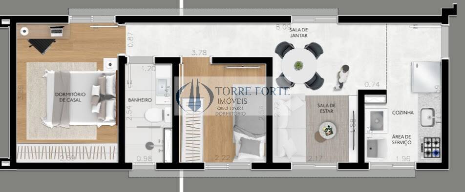 Apartamento à venda com 2 quartos, 45m² - Foto 16
