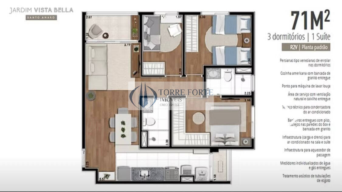 Apartamento, 3 quartos, 71 m² - Foto 33