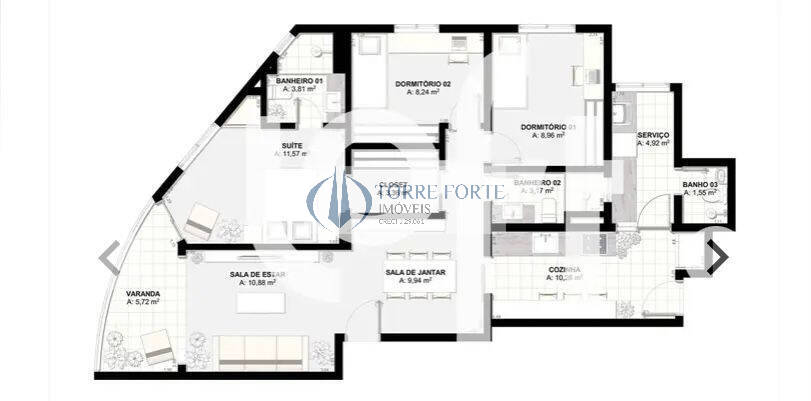 Casa, 3 quartos, 100 m² - Foto 4