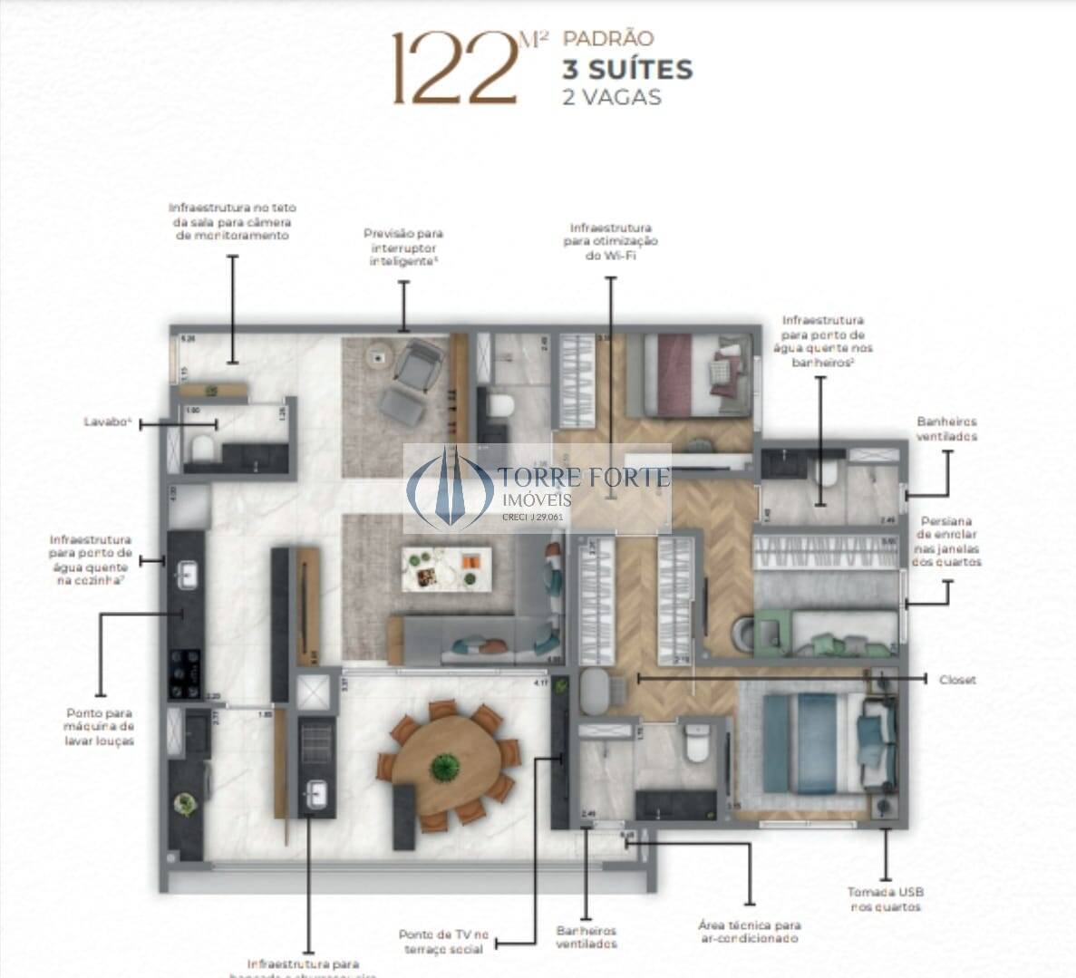 Apartamento, 3 quartos, 122 m² - Foto 20