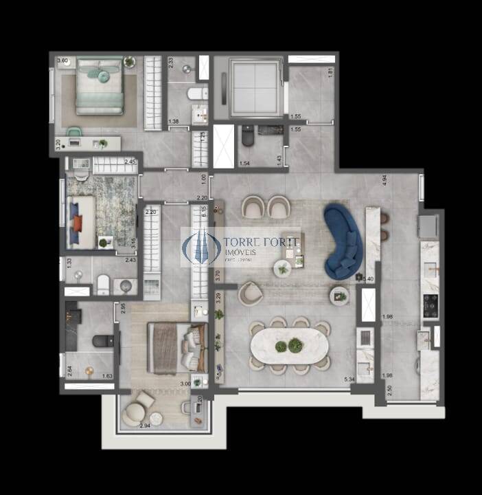 Apartamento, 3 quartos, 129 m² - Foto 15